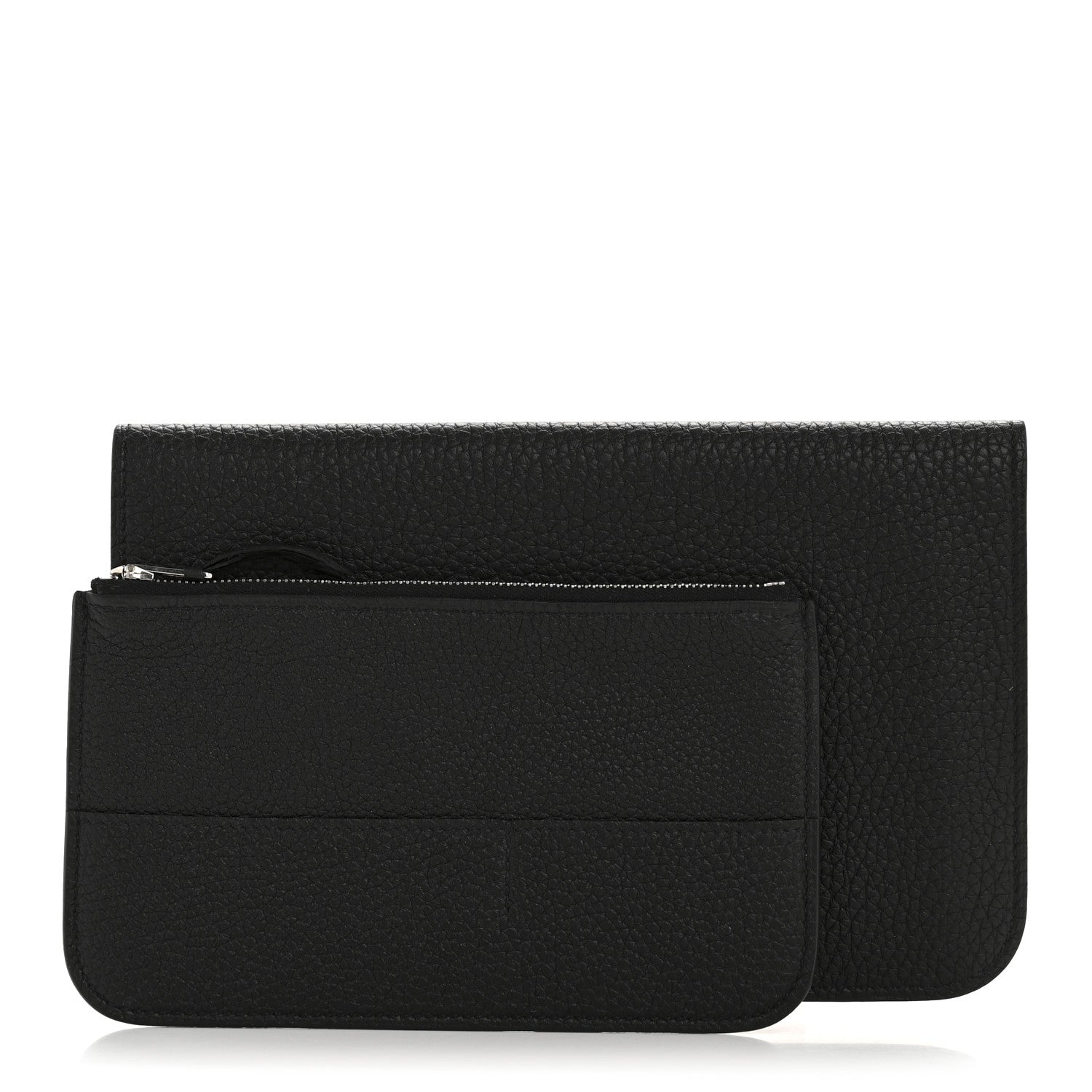 Hermes Togo Dogon Duo Wallet Black 2 of 11