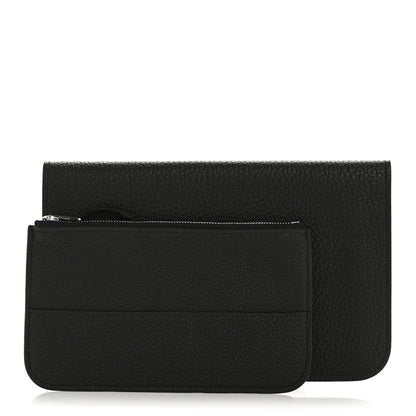 Hermes Togo Dogon Duo Wallet Black 2 of 11