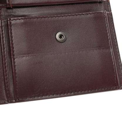 Bottega Veneta Nappa Intrecciato Bi-Fold Wallet Dark Barolo 7 of 9
