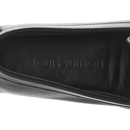 Louis Vuitton Calfskin Lombok Mocassin Loafers 36 Black 6 of 12