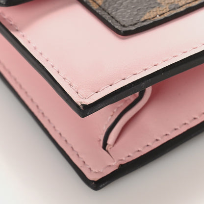 Louis Vuitton Monogram Flore Chain Wallet Rose Ballerine 7 of 8