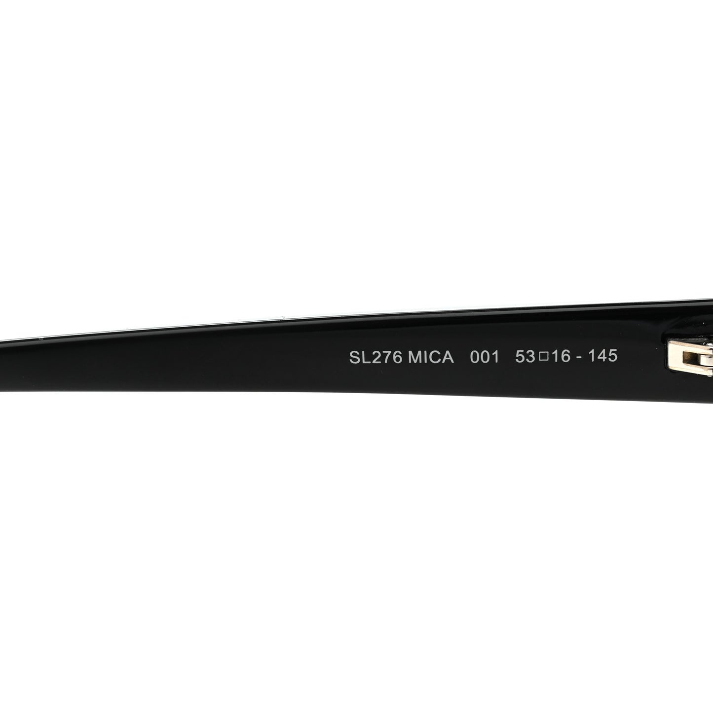 Acetate Mica Cat Eye Sunglasses SL 276 Black