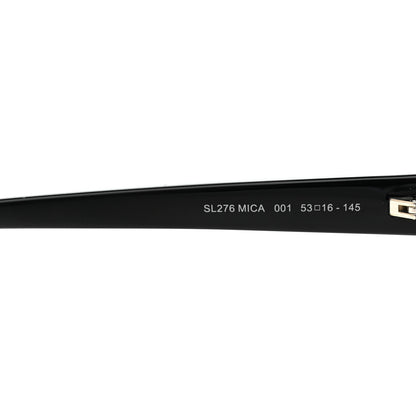 Saint Laurent Acetate Mica Cat Eye Sunglasses SL 276 Black 5 of 7