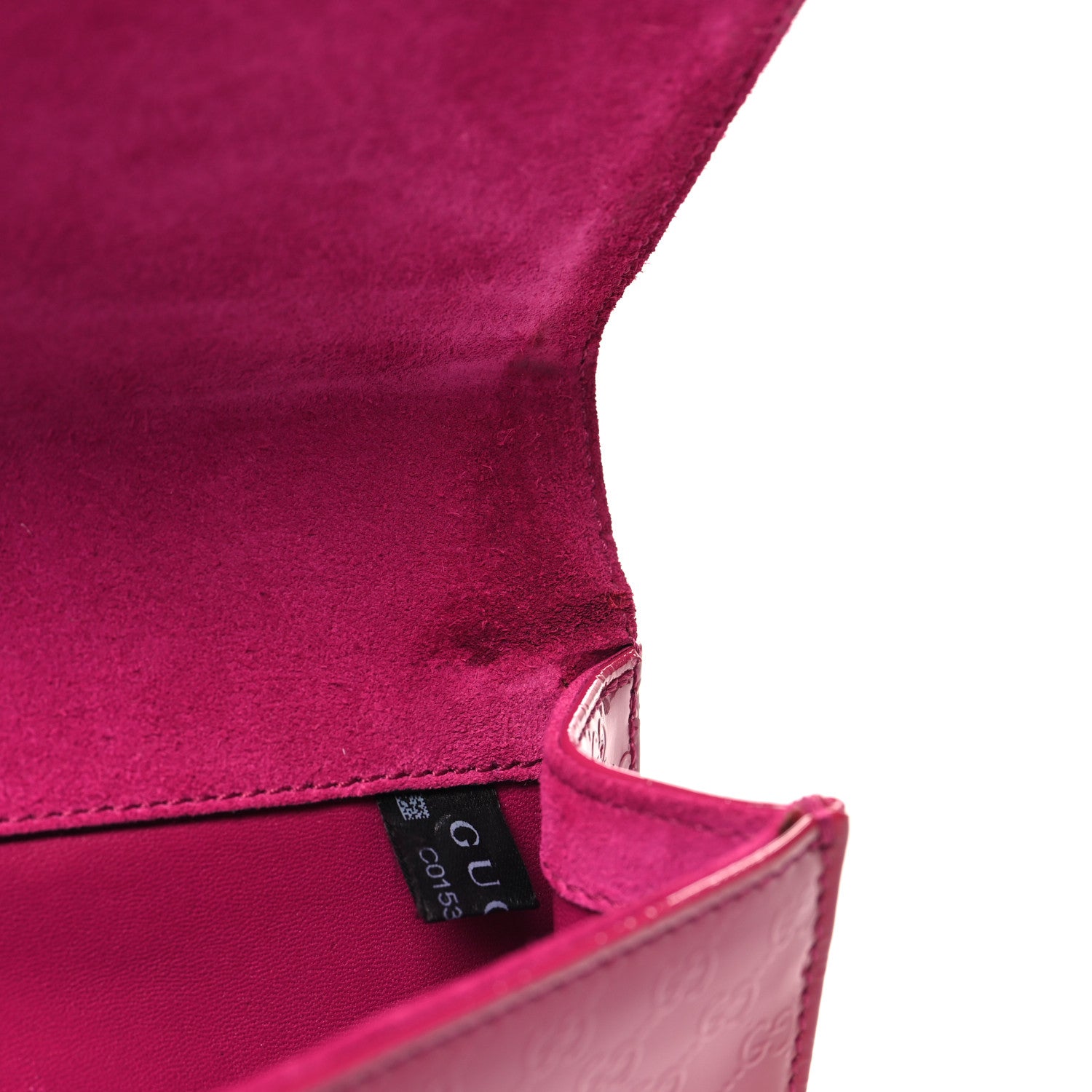 Gucci Patent Microguccissima Small Broadway Clutch Peonia Flower 10 of 10