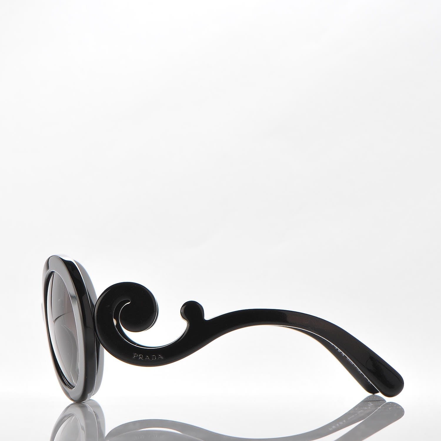 Prada Baroque Sunglasses SPR 27N Black 3 of 6