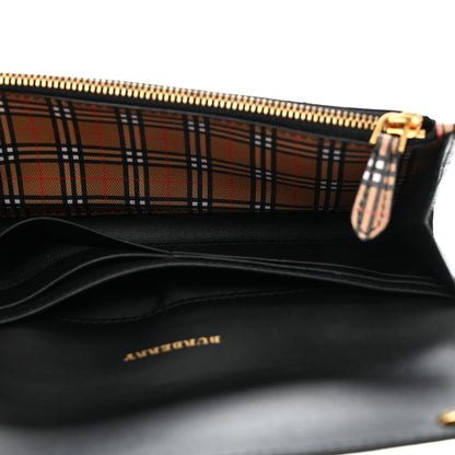 Burberry Calfskin Mini Vintage Check Harris Wallet Antique Yellow 5 of 8