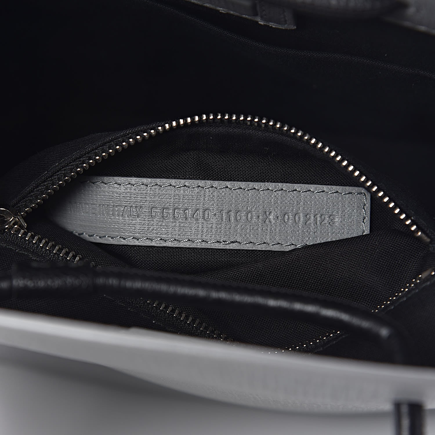 Balenciaga Calfskin Logo XXS Shopping Tote Gris Fossile 8 of 12