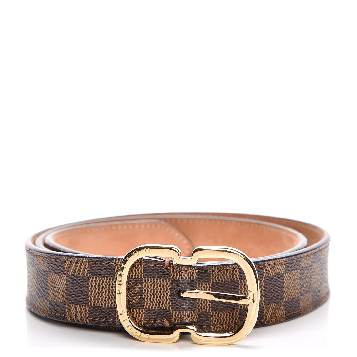 Louis Vuitton Damier Ebene Mini 25mm Belt 80 32 1 of 7