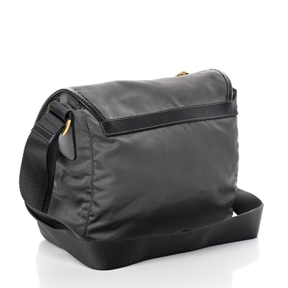 Prada Tessuto Nylon Saffiano Vela Messenger Ardesia 2 of 8