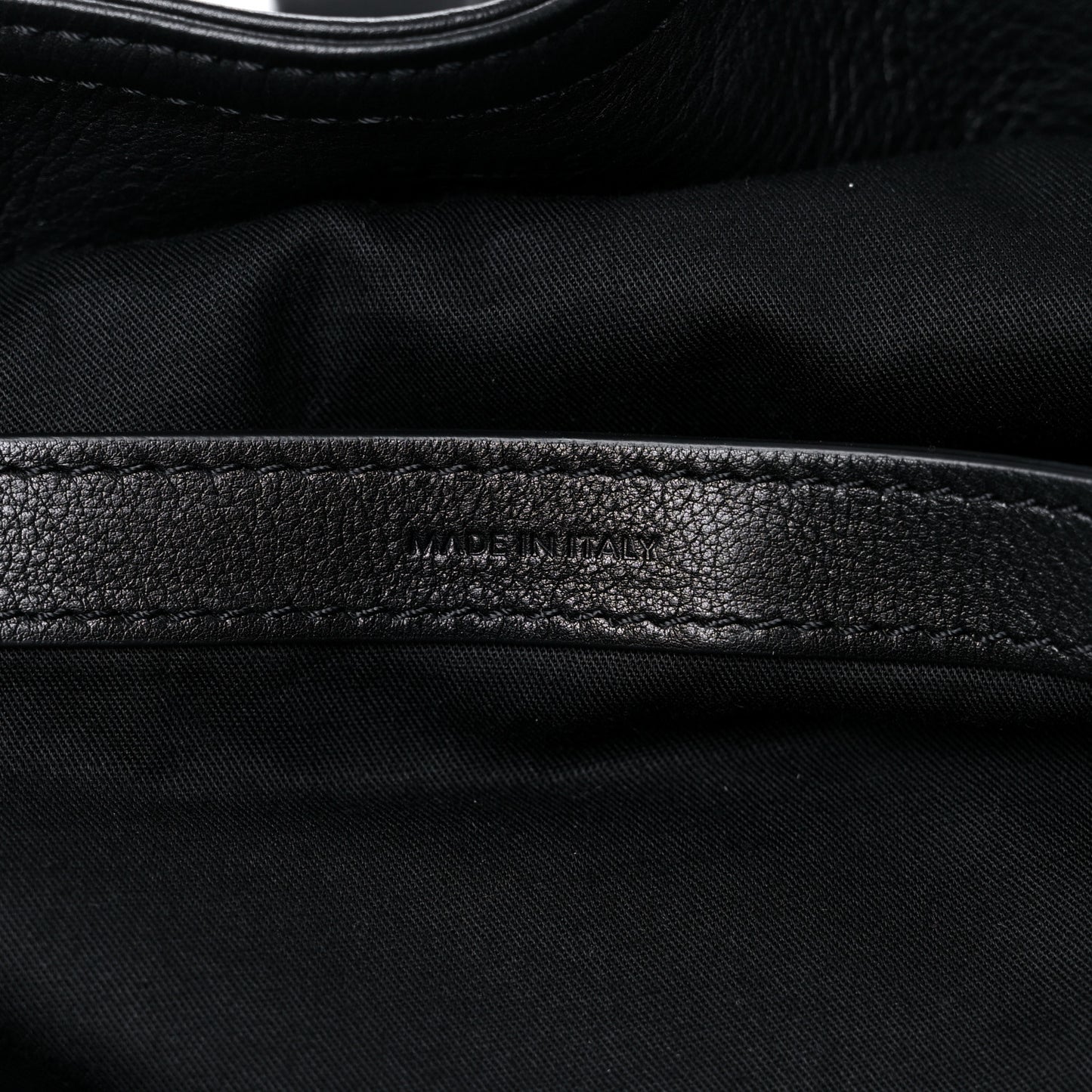 Calfskin Medium Biker Backpack Black