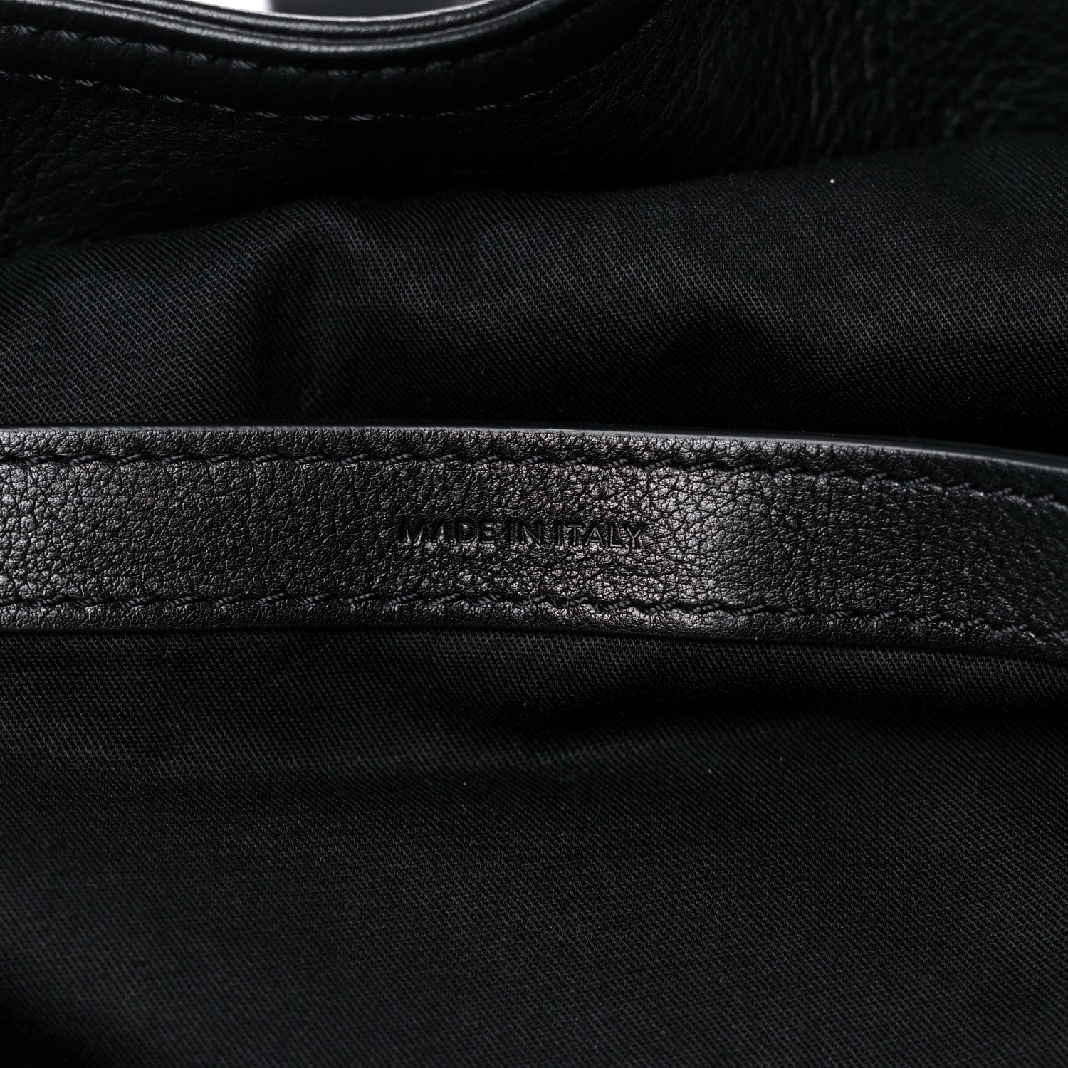 Celine Calfskin Medium Biker Backpack Black 7 of 12