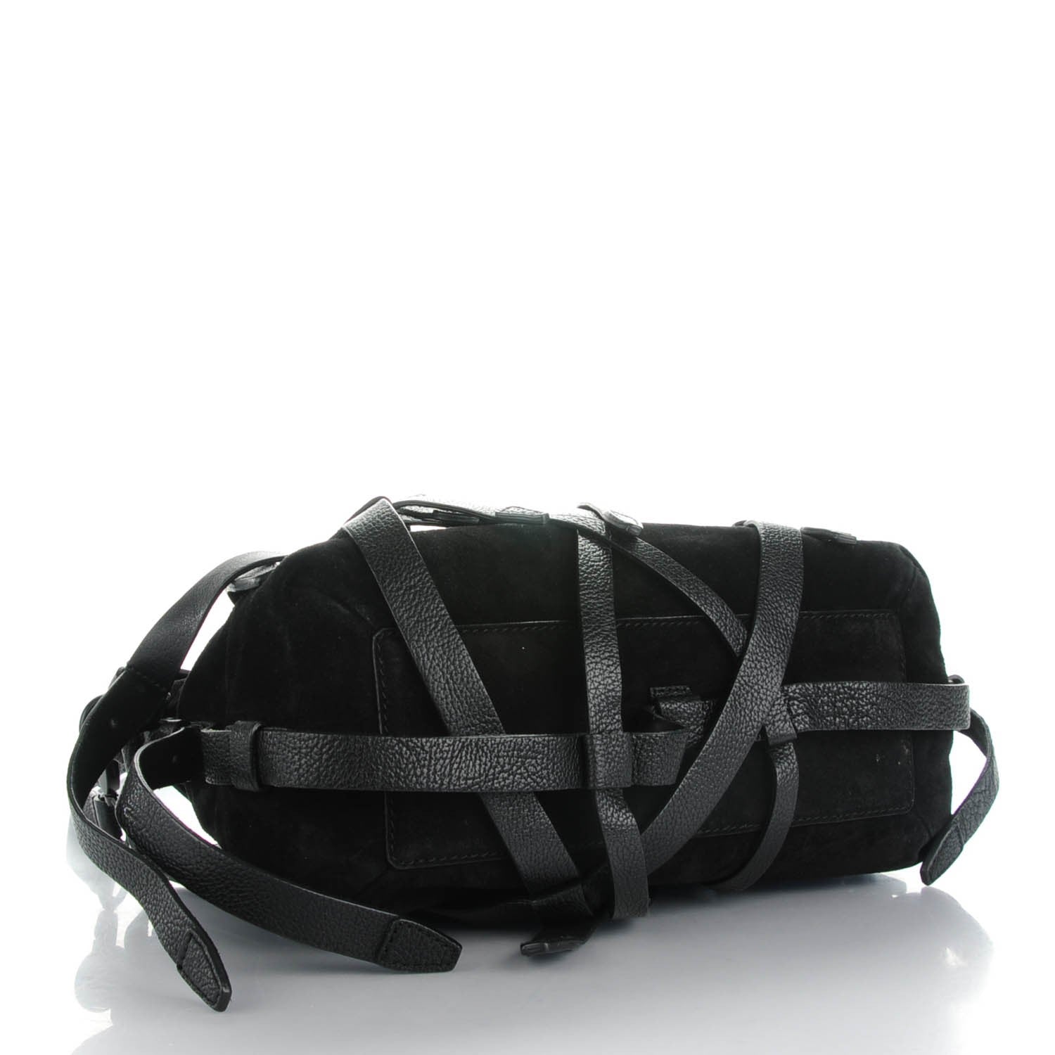 Alexander Wang Suede Kirsten Satchel Black 147008 – FASHIONPHILE