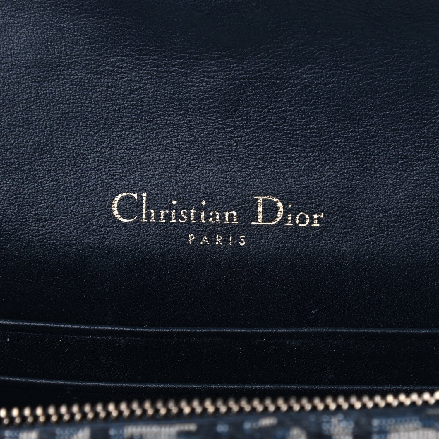 Christian Dior Oblique Saddle Belt Bag Blue 5 of 7
