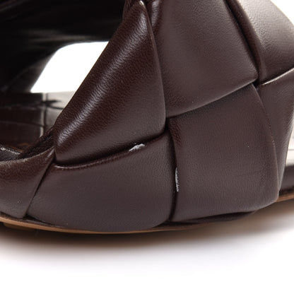 Bottega Veneta Nappa Maxi Intrecciato Lido Mule Sandals 41 Fondant 11 of 13