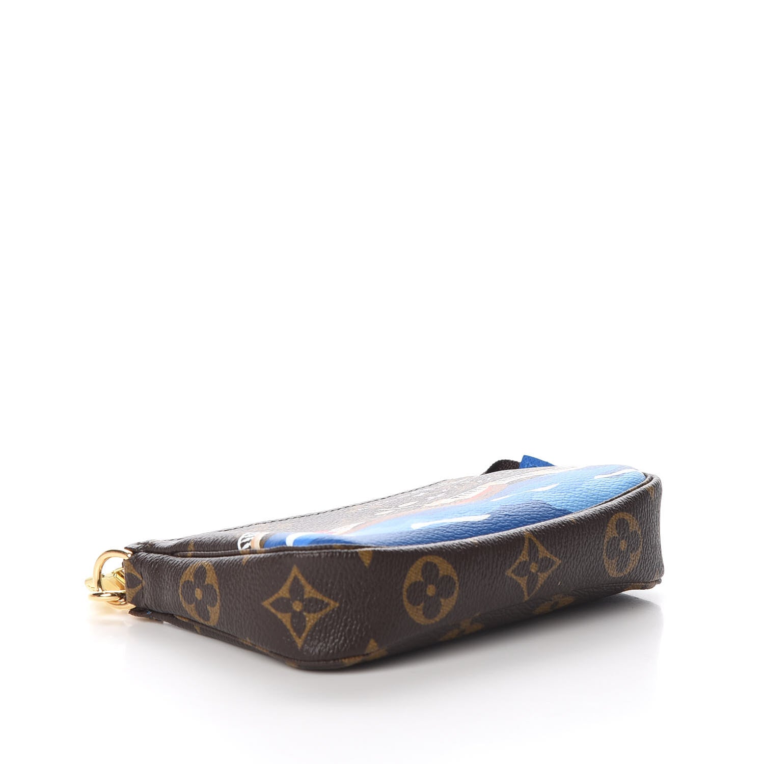 Louis Vuitton Monogram 2019 Christmas Animation Mini Venice Pochette Accessories Blue 3 of 8