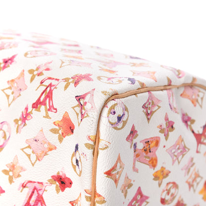 Louis Vuitton Watercolor Aquarelle Speedy 35 White 17 of 25
