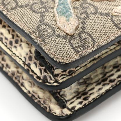 Gucci X MLB GG Supreme Monogram Python NY Yankees Patch Embroidered Small Dionysus Shoulder Bag 14 of 16