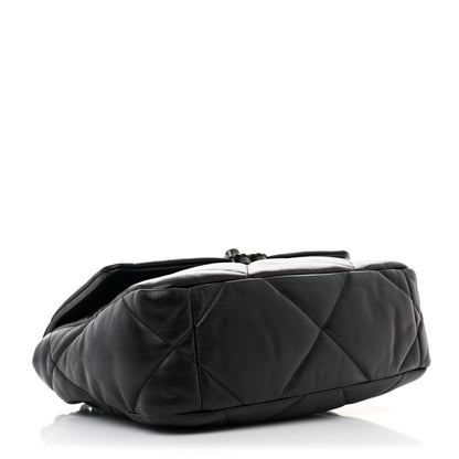 Chanel Lambskin Quilted Medium Chanel 19 Flap So Black 4 of 10