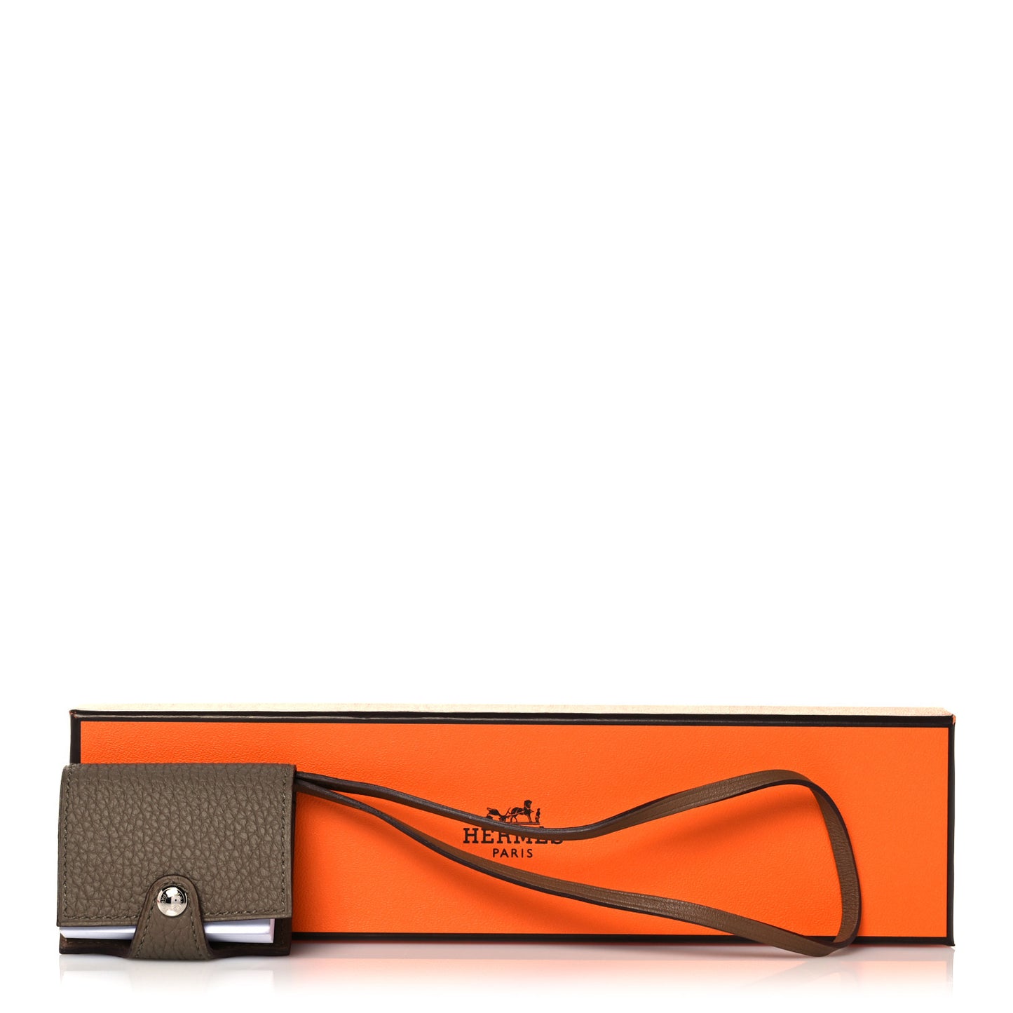 Togo Swift Ulysse Nano Bag Charm Etoupe Alezan