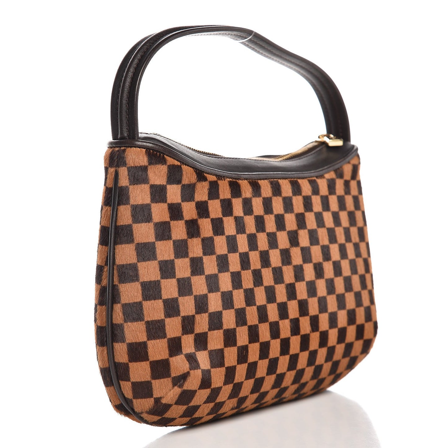 Calf Hair Damier Sauvage Tigre