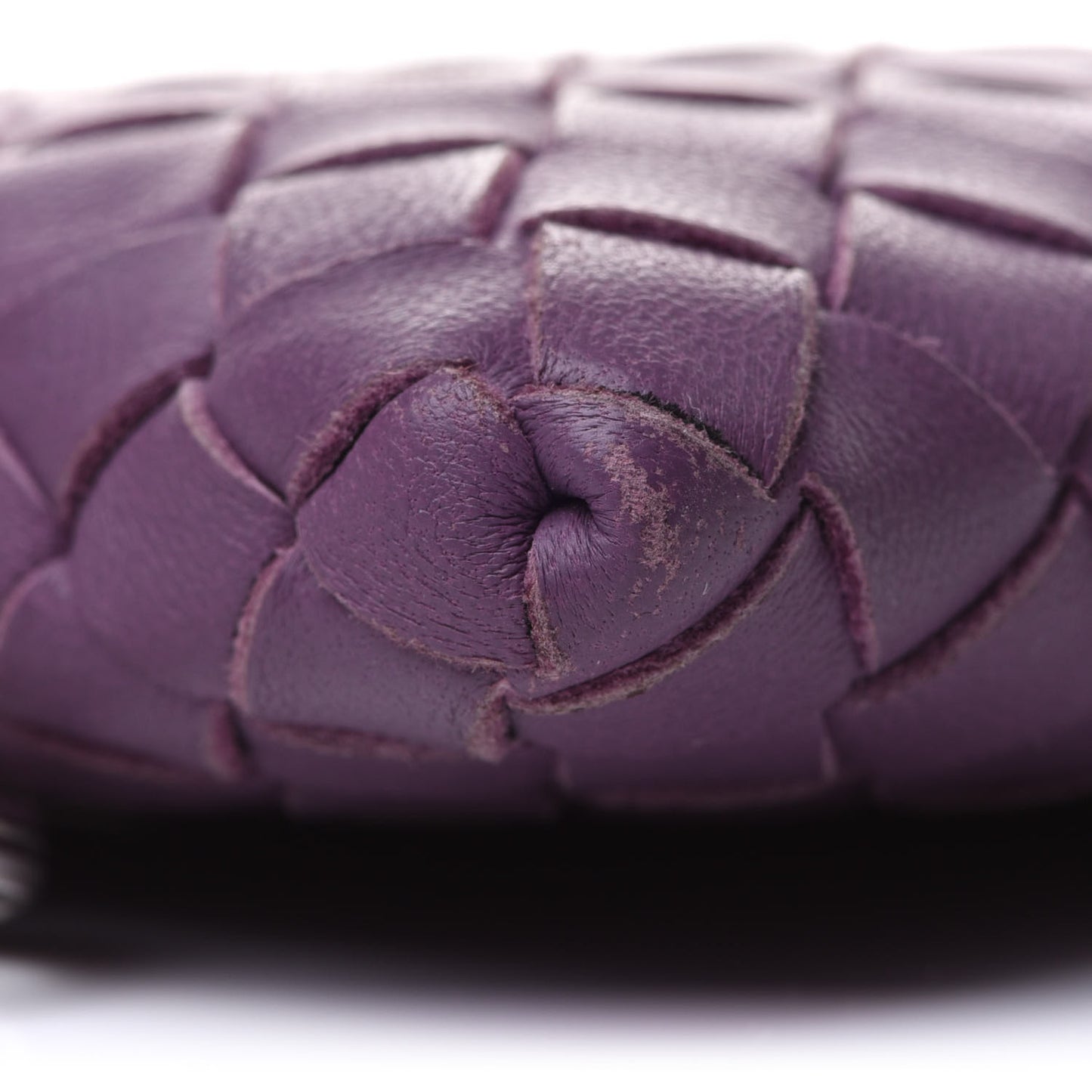 Nappa Intrecciato Key Case Byzantine