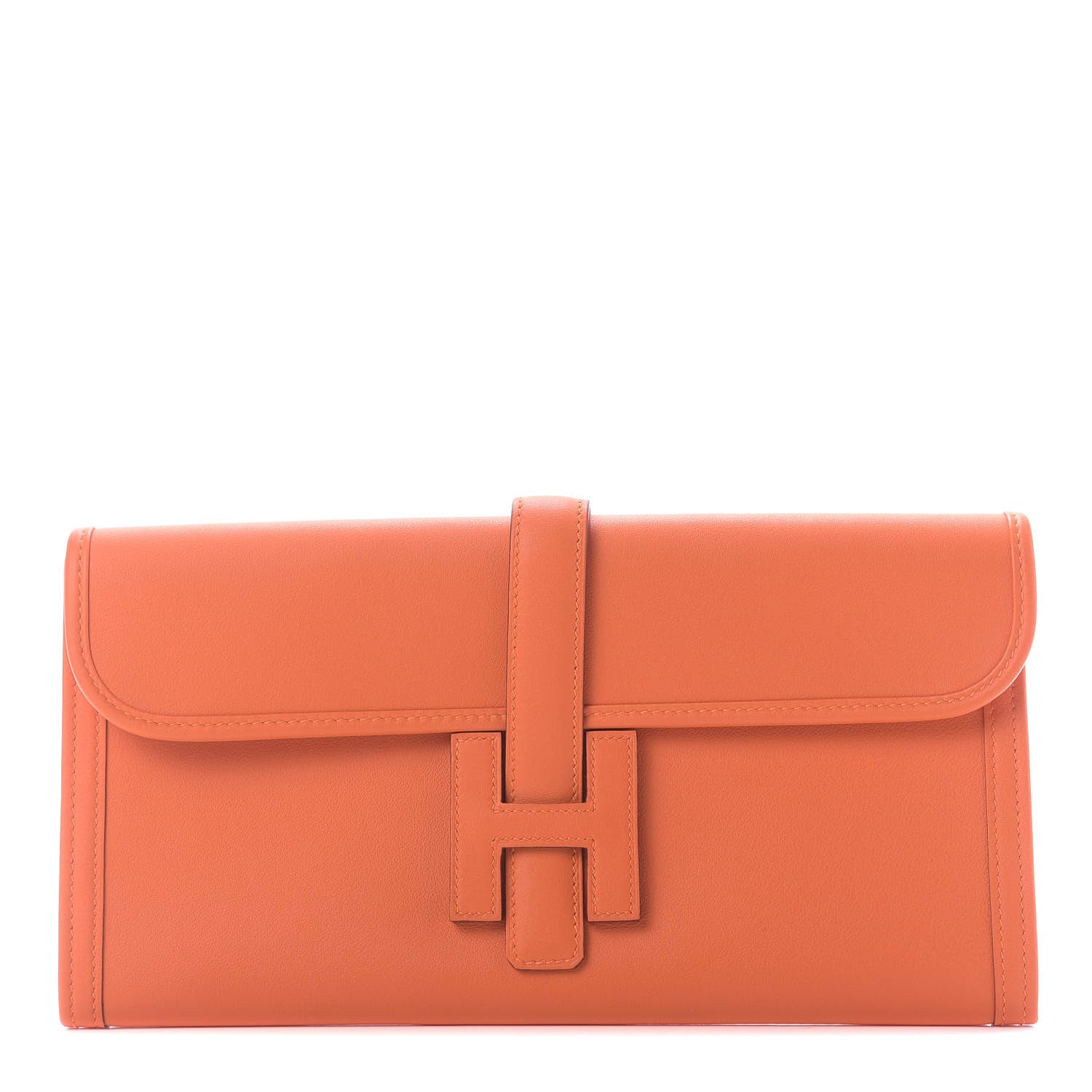Hermes Swift Jige Elan 29 Clutch Orange 1 of 11