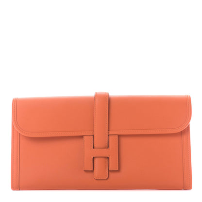 Hermes Swift Jige Elan 29 Clutch Orange 1 of 11