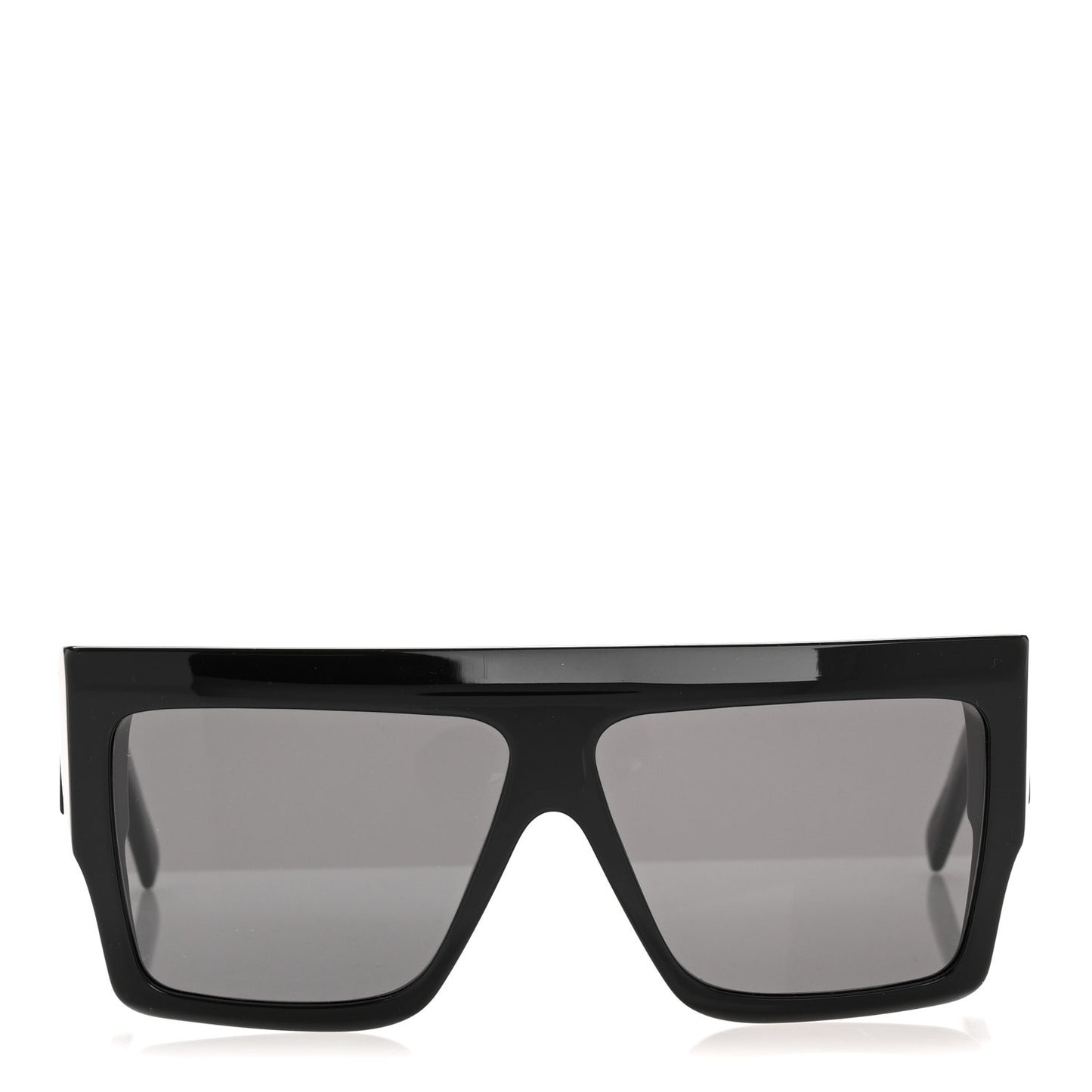 Acetate Flat Top Rectangular Sunglasses CL400921 Black