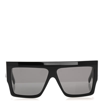 Celine Acetate Flat Top Rectangular Sunglasses CL400921 Black 2 of 8