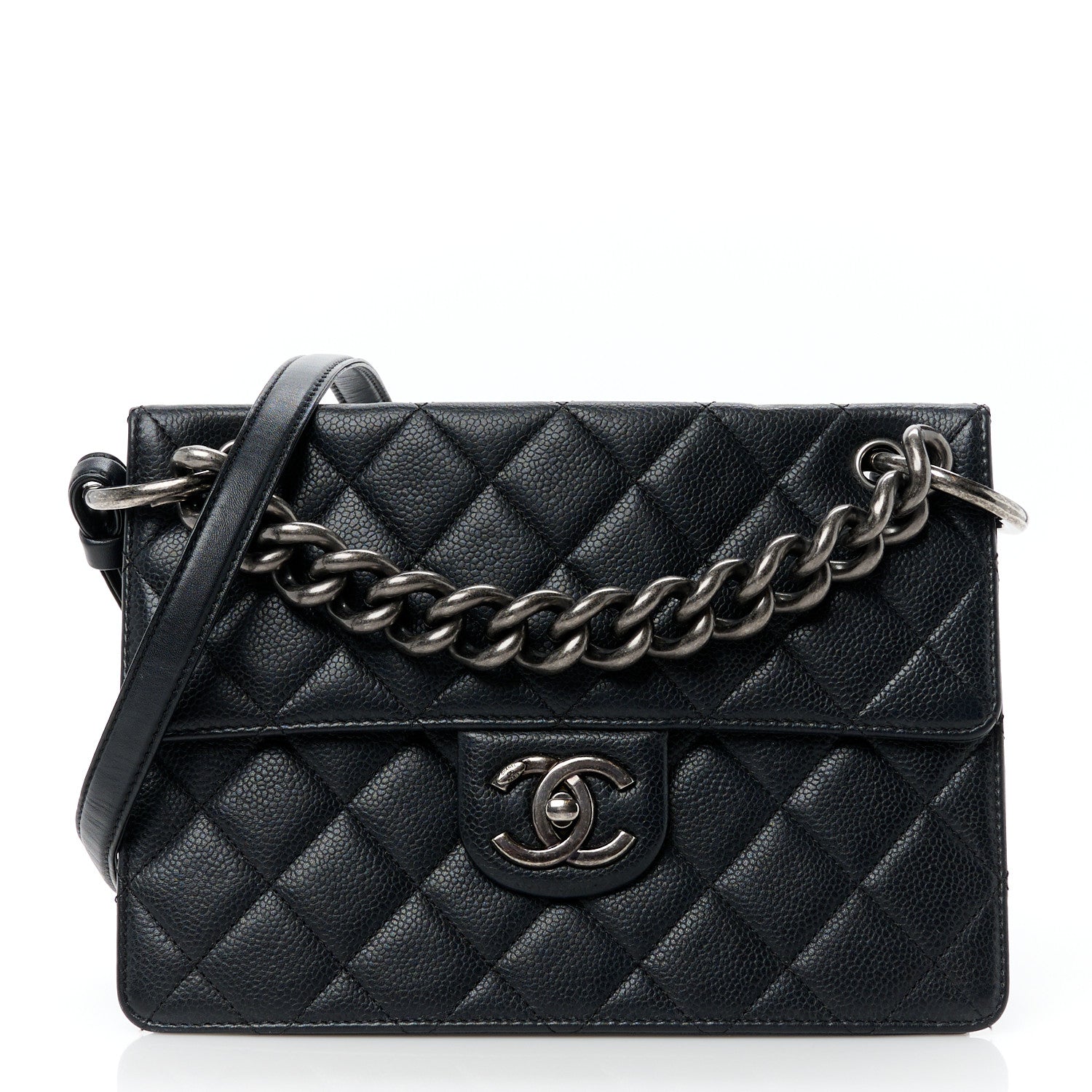 Chanel Caviar Quilted Medium Retro Class Flap Black 1 of 12