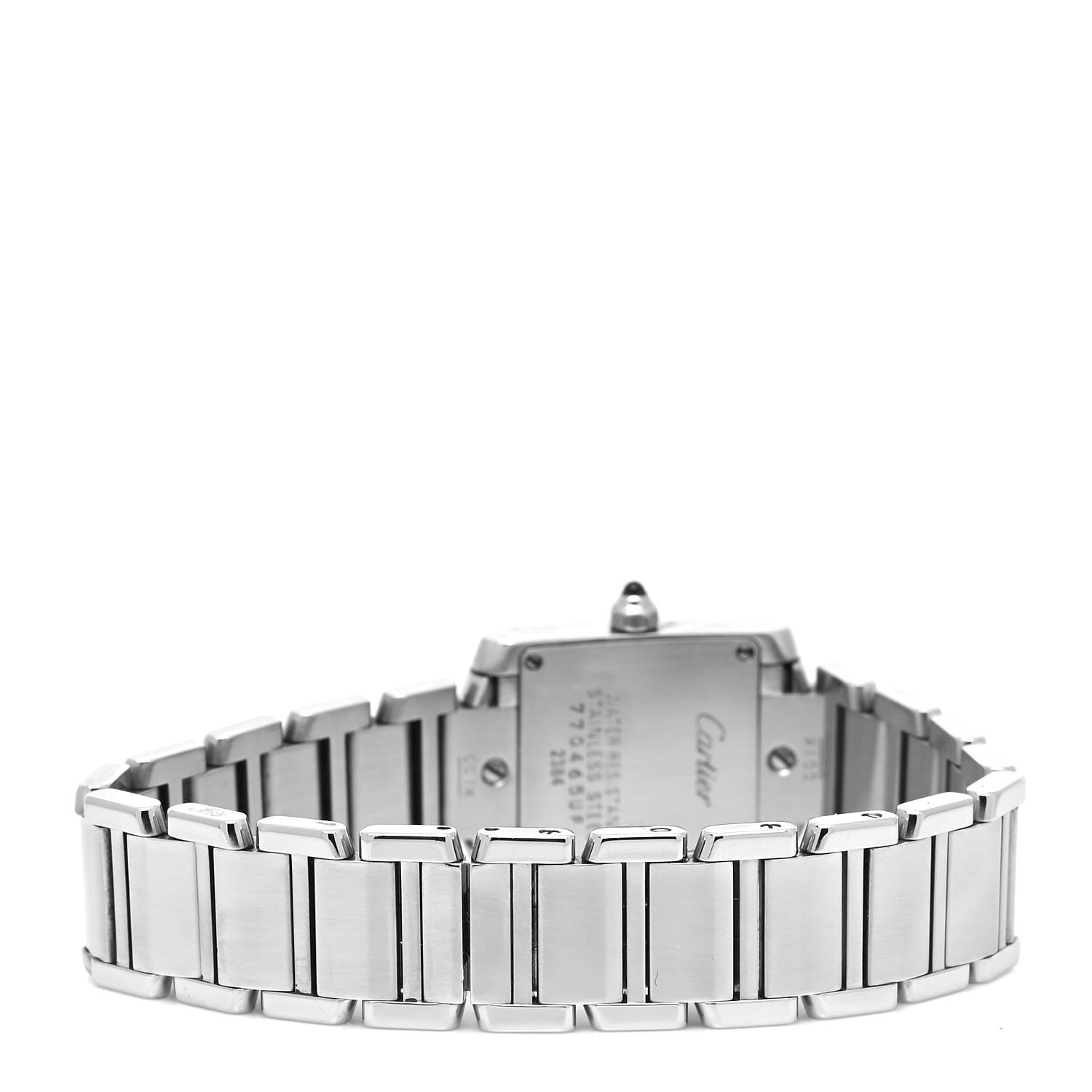 Cartier Stainless Steel 20mm Tank Francaise Quartz Watch 3 of 4