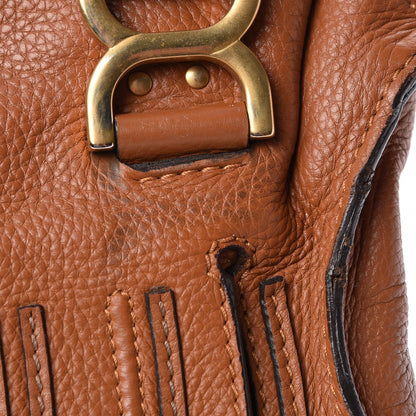 Chloe Calfskin Medium Marcie Satchel Tan 14 of 15