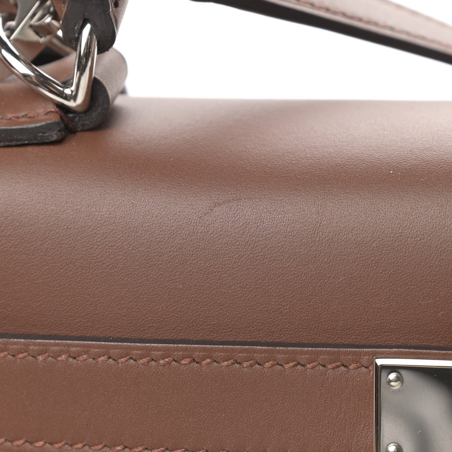 Hermes Sombrero Kelly Sellier 28 Brulee 11 of 13