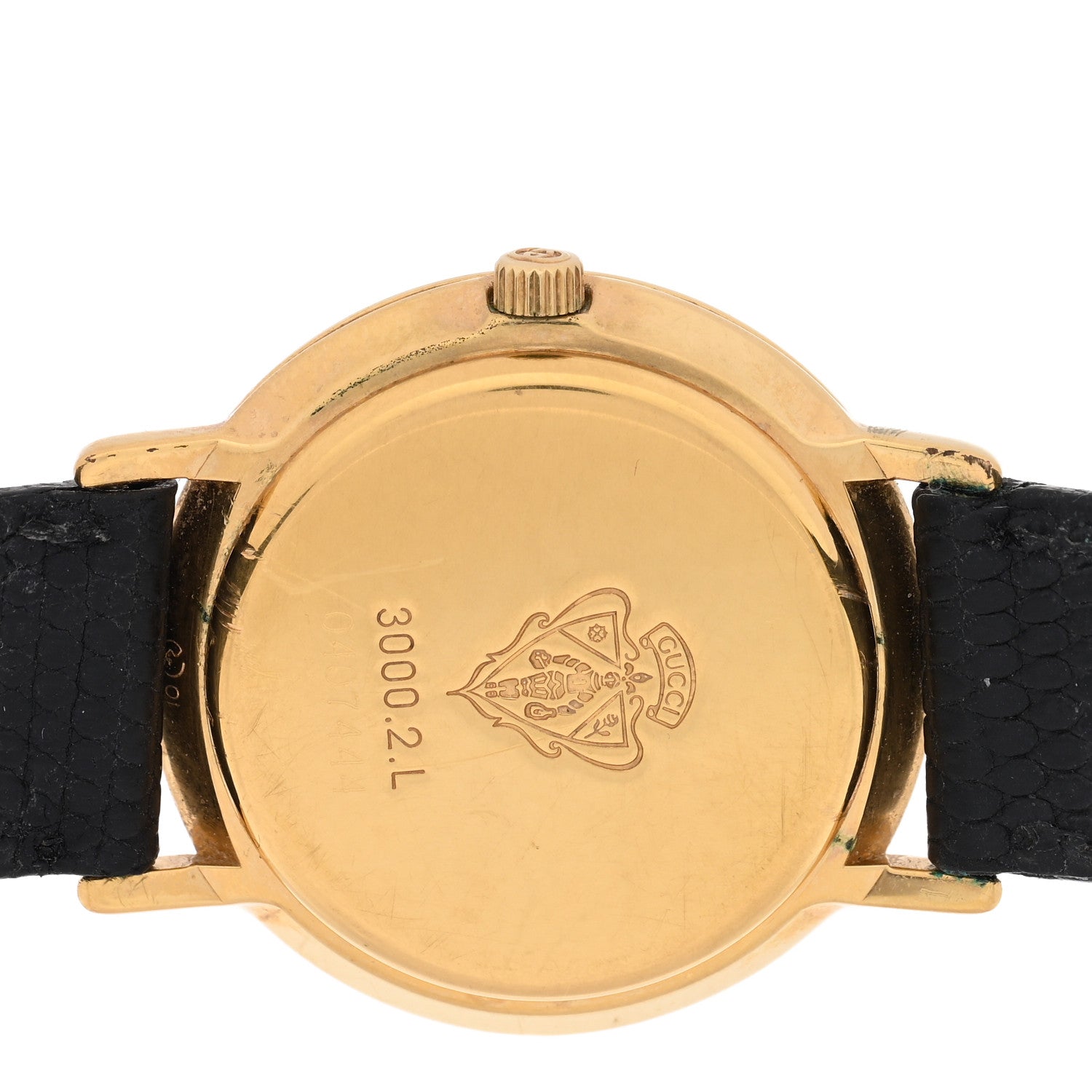 Gucci Stainless Steel Lizard 26mm 3000L Quartz Watch Black 4 of 5