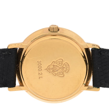 Gucci Stainless Steel Lizard 26mm 3000L Quartz Watch Black 4 of 5