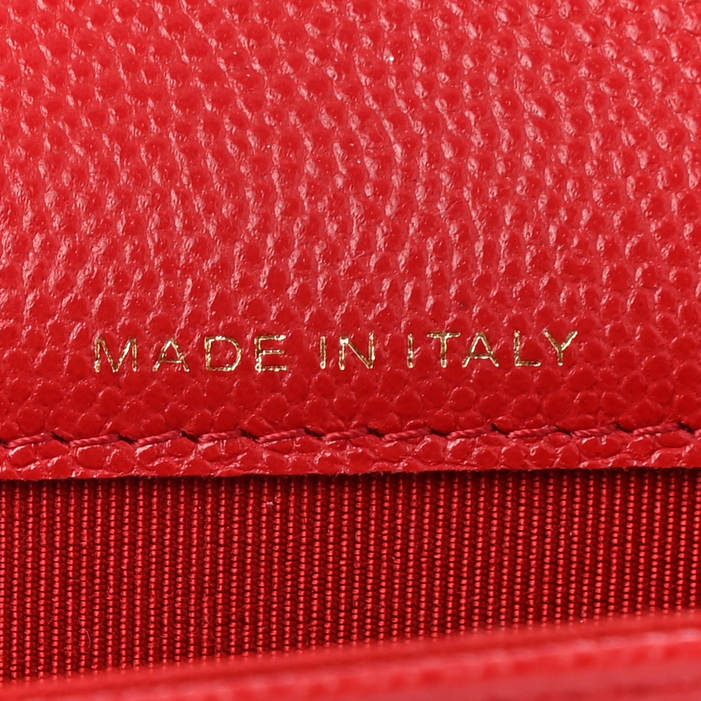 Caviar Quilted Flap Card Holder Wallet Red