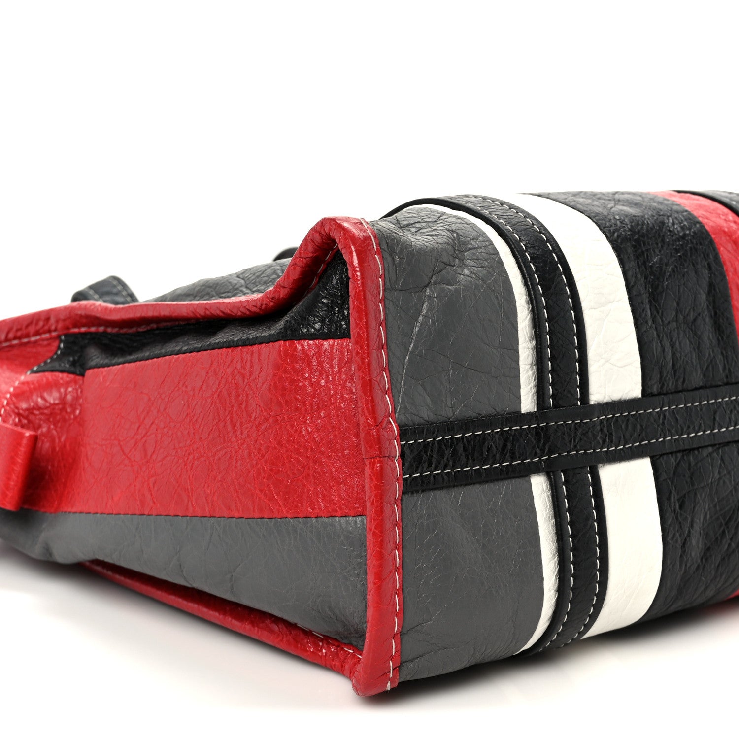 Balenciaga Agneau Arena Multicolore S Bazar Shopper Tote Grey White Black Red Blue 10 of 11