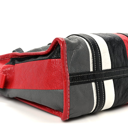 Balenciaga Agneau Arena Multicolore S Bazar Shopper Tote Grey White Black Red Blue 10 of 11