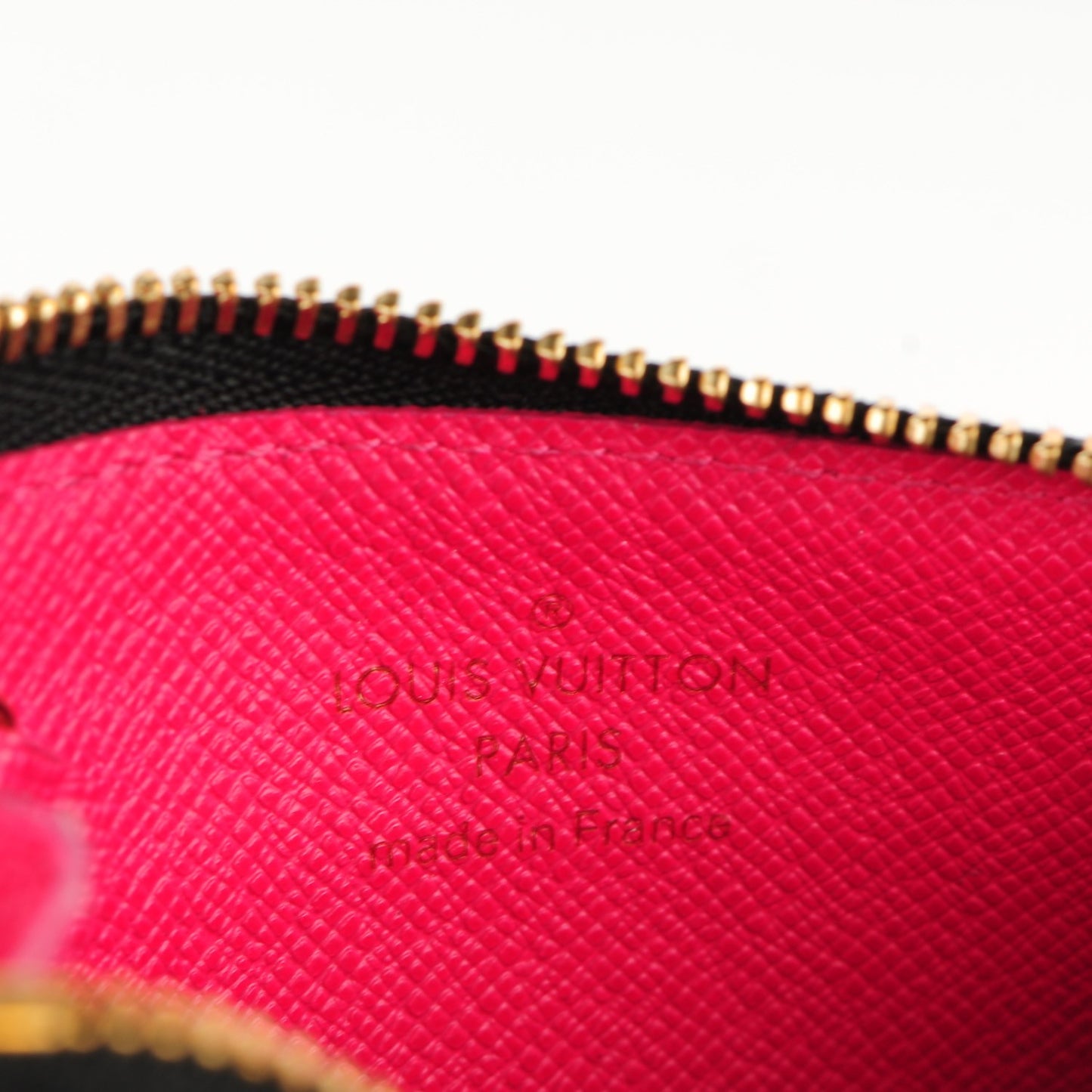 Monogram Multicolor Key Pouch Black