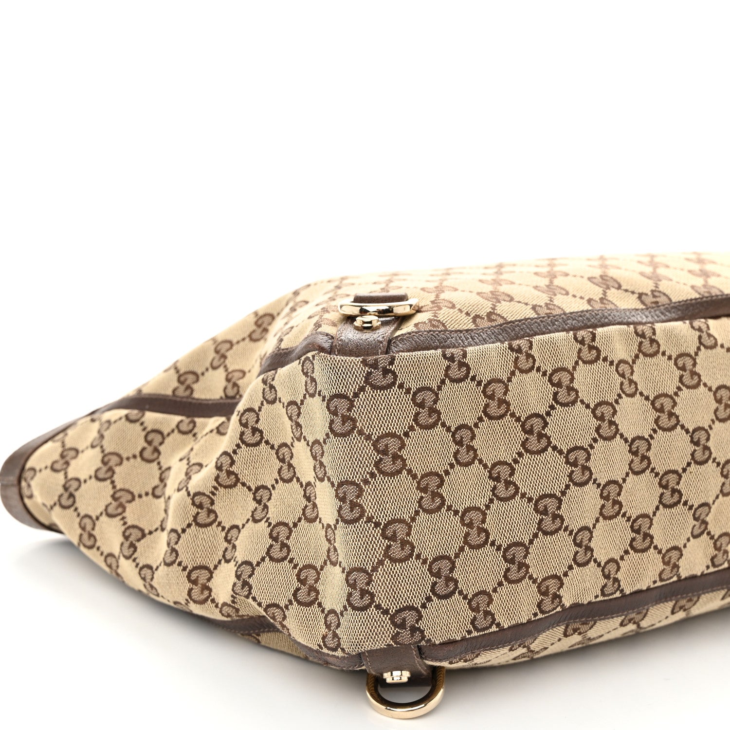 Gucci Monogram Large Abbey Tote Dark Brown 9 of 11