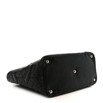 Chanel Calfskin Quilted Large Cambon Tote Black 4 of 13