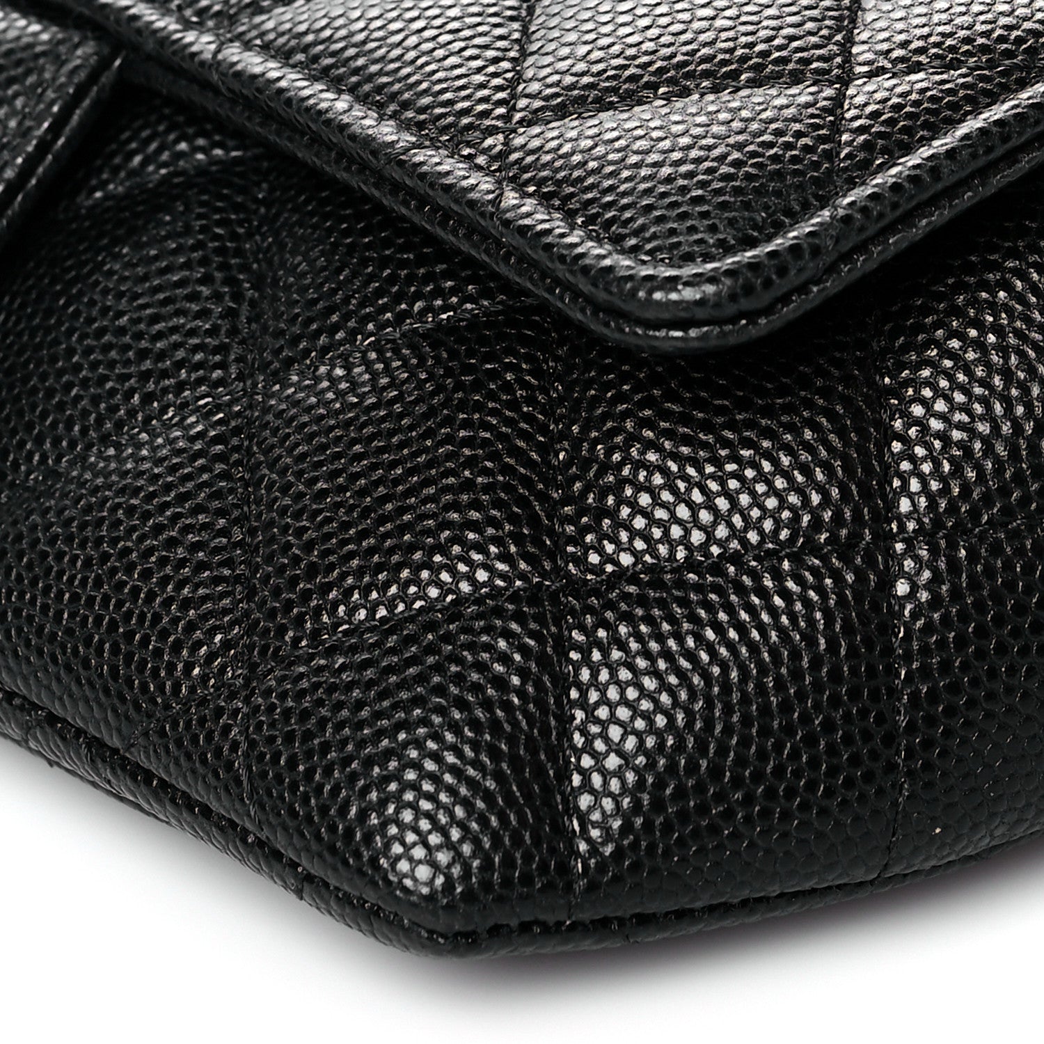 Chanel Caviar Quilted Glasses Case With Chain Black 11 of 12