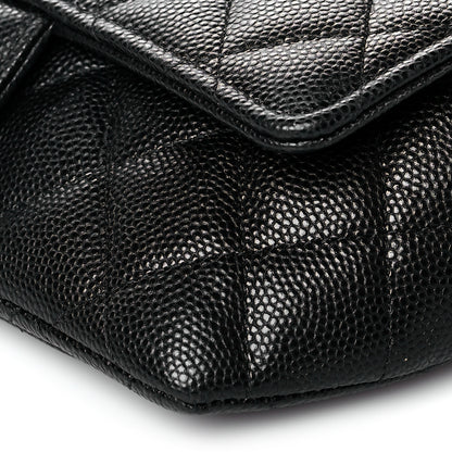 Chanel Caviar Quilted Glasses Case With Chain Black 11 of 12
