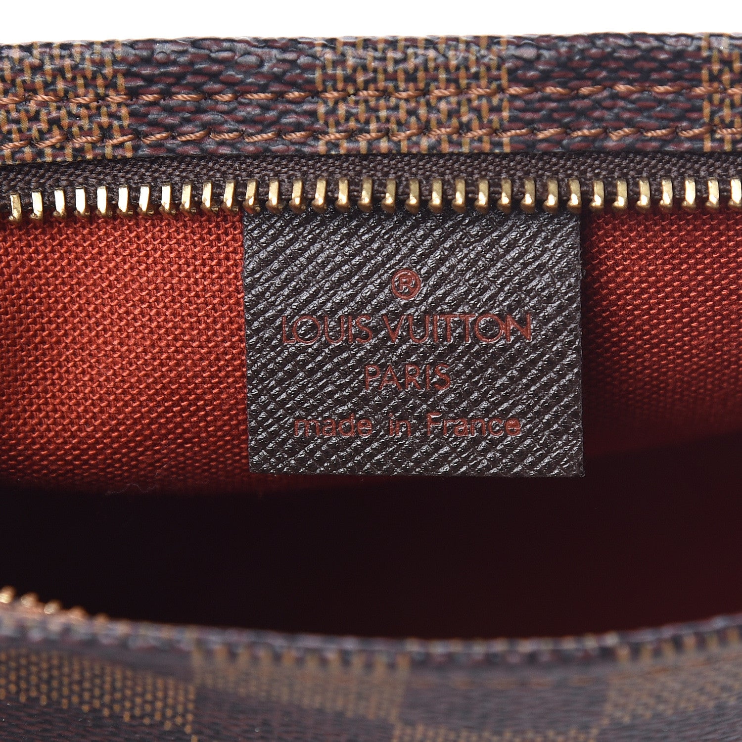 Louis Vuitton Damier Ebene Trousse Make Up Bag Pochette 6 of 10