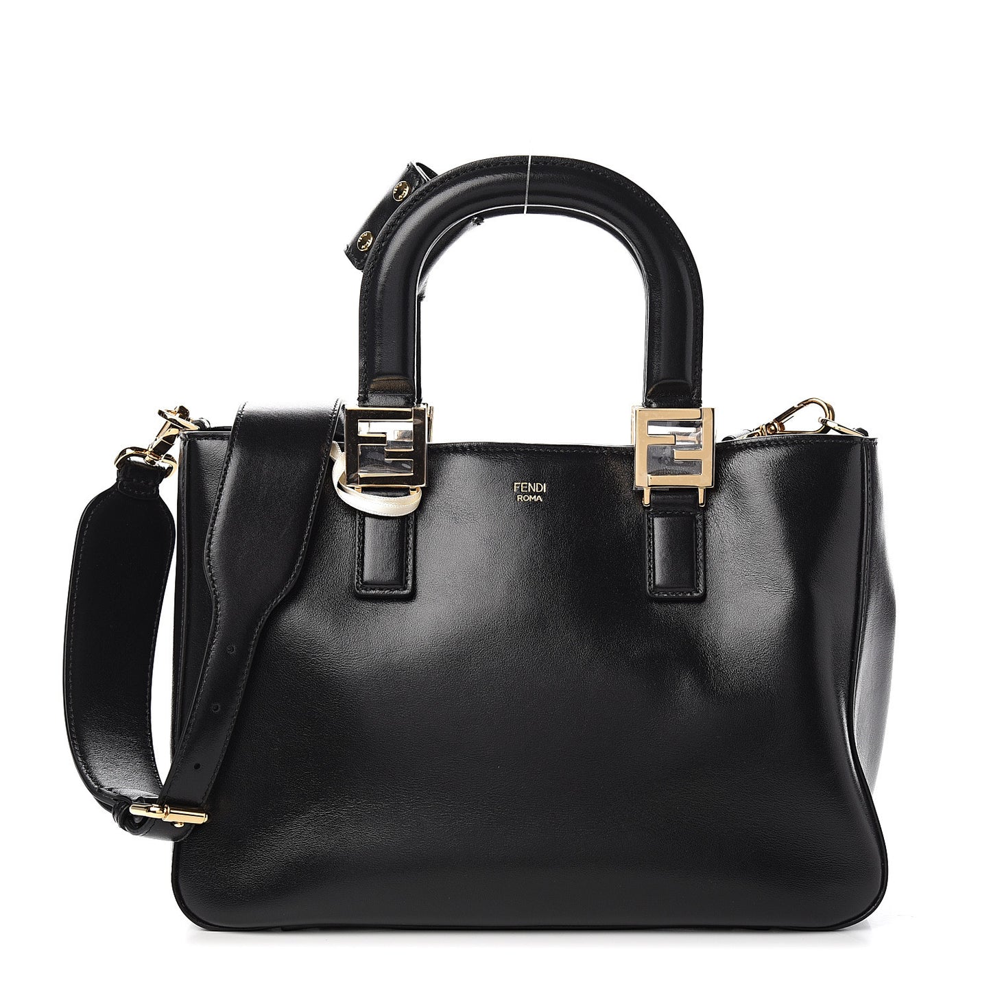 Vitello Glacier Small FF Tote Black