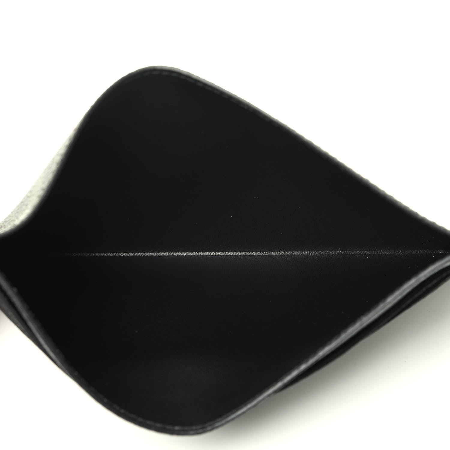 Louis Vuitton Calfskin Felicie Chain Wallet Card Holder Insert Black 3 of 3