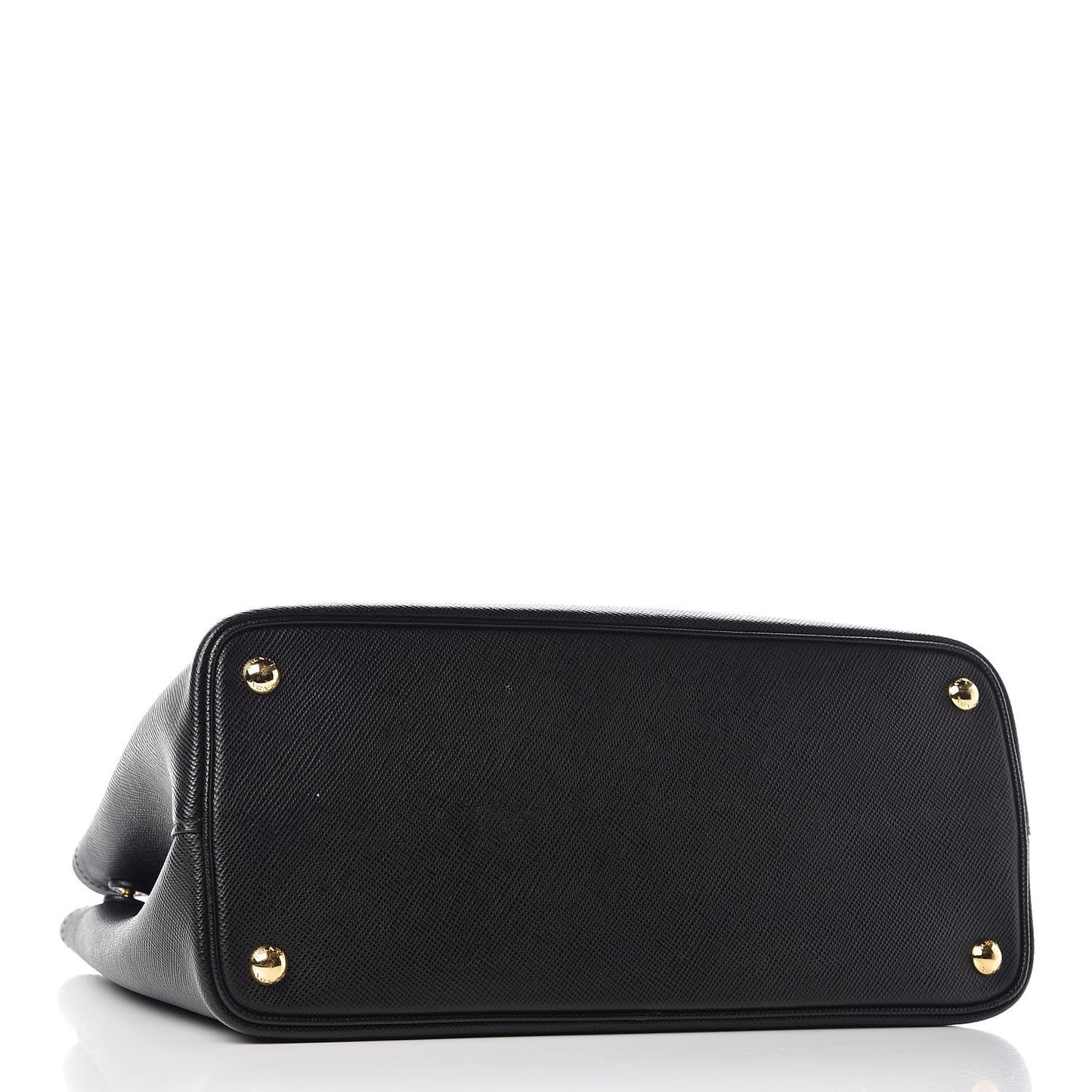 Saffiano Cuir Large Double Bag Black Cipria