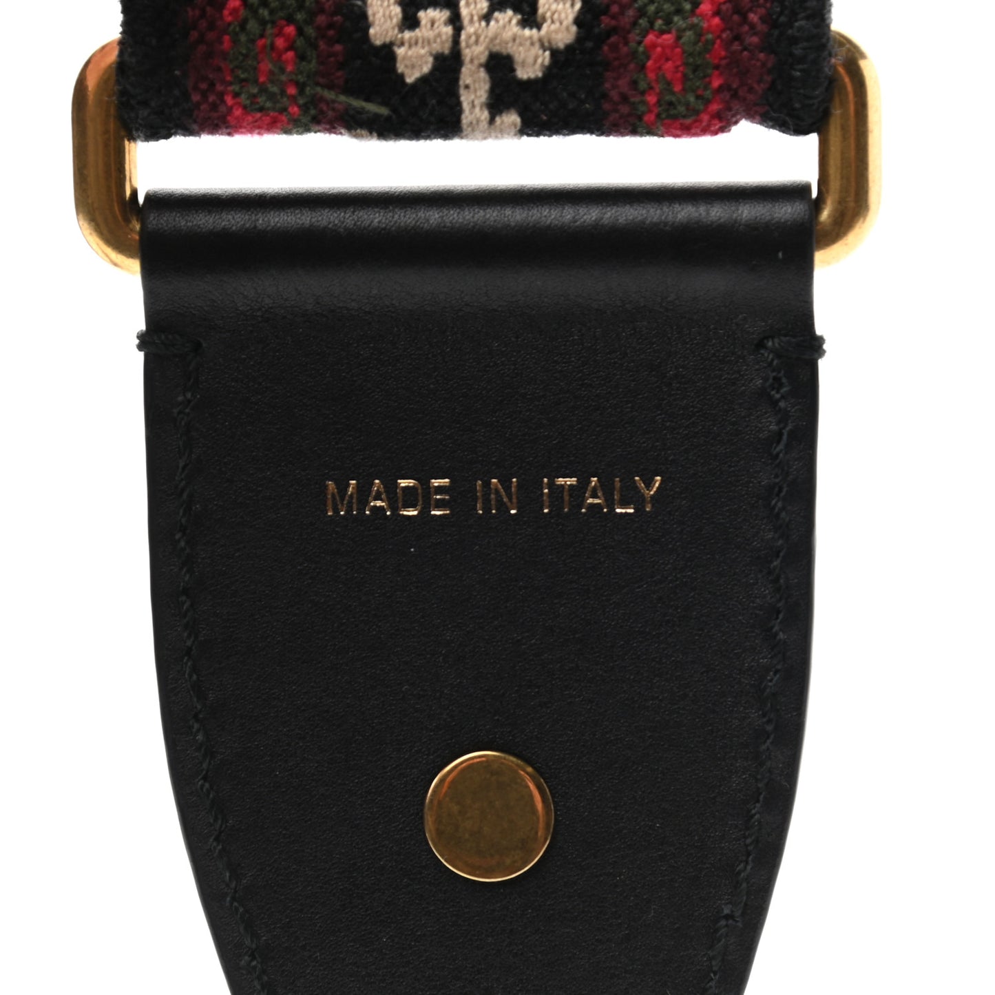 Canvas Embroidered Studded Bohemian Shoulder Strap Red