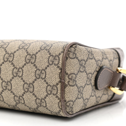 Gucci GG Supreme Monogram Web Small Ophidia Shoulder Bag Brown 10 of 10