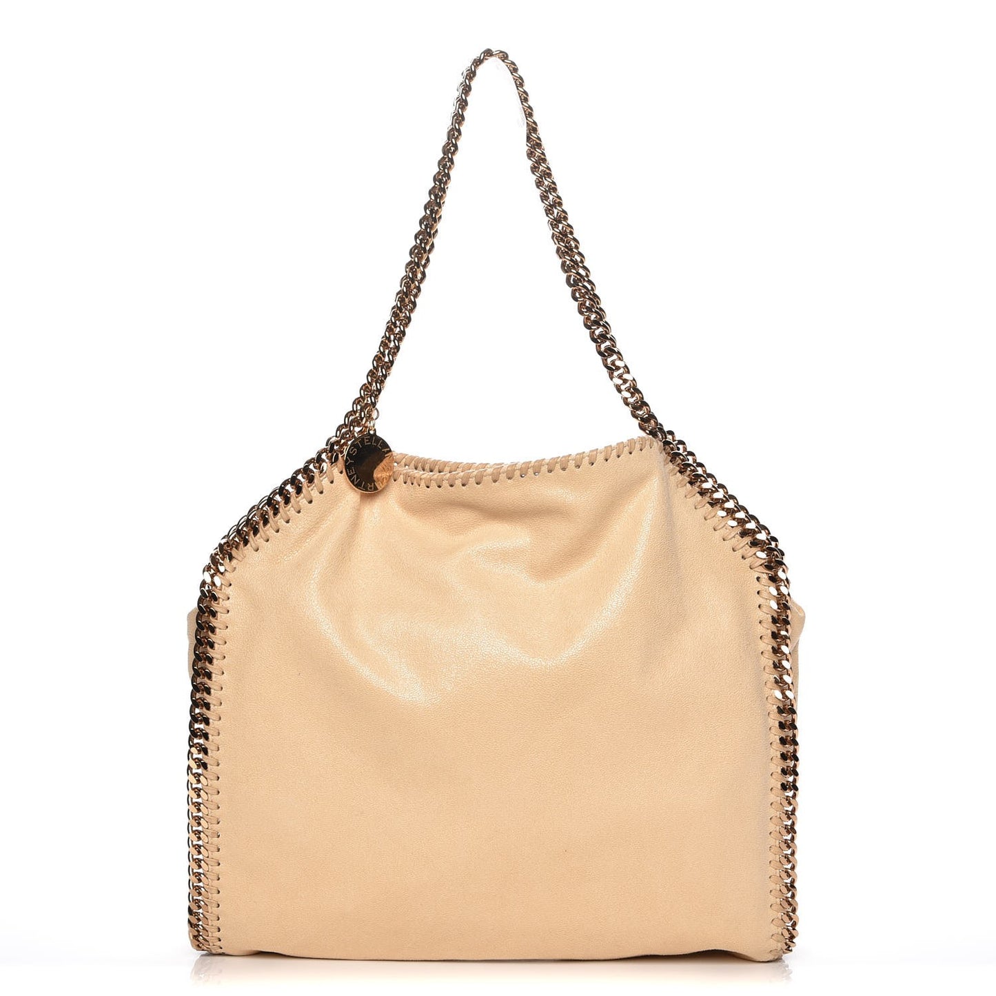 Shaggy Deer Small Falabella Tote Beige